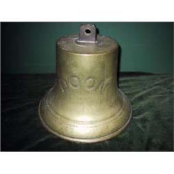 BRASS BELL INSCRIBED 'DOON'(BUILT AT CAMMEL L...