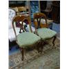 Image 1 : PAIR OF UPHOLSTERED 'SCROLL BACK' ARMCHAIRS....