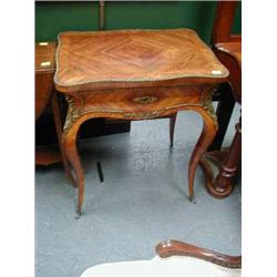 KINGWOOD LOUIS XV STYLE SEWING / WORK TABLE....