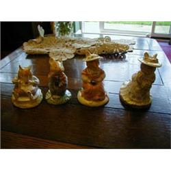 FOUR ROYAL DOULTON 'BEATRIX POTTER' FIGURES -...