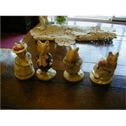 FOUR ROYAL DOULTON 'BEATRIX POTTER' FIGURES -...