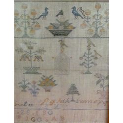 19th Century Child's Sampler