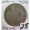 Image 1 : 1878 Carson City Trade Dollar