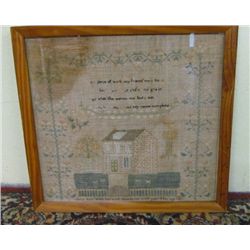 Early 1800's Sampler