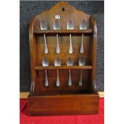 Hanging Spoon Holder wpewter Spoons