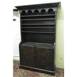 Step Back Pewter Cupboard