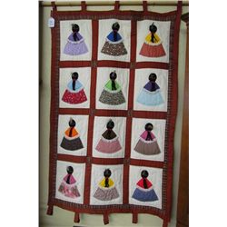 Indian Girl All Quilt