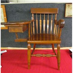 Slatback Writing Desk Chair