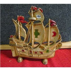 Ship Iron Doorstop
