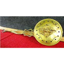 Rare small Brass Bed Warmer