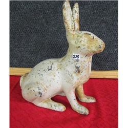Cast Iron Rabbit Doorstop