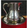Image 1 : Williamsburg Pewter Water Pitcher and Bowl