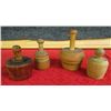 Image 1 : Four small Butter Molds
