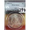 Image 1 : 1882 MS62 Carson City Morgan Dollar