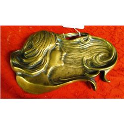 1900's Art Deco Brass Cardholder