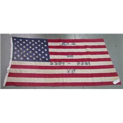 Civil War NY 100th Reunion Flag