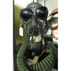 WWI Pilot's Leather Flight Headset