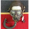 Image 1 : WWI Flight Helmet with goggles and air mask