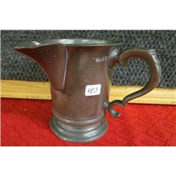 17th Century Pewter Pint Measure