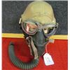 Image 1 : WWI Cloth Army Air Forces Flight Helmet with Goggles and Mask