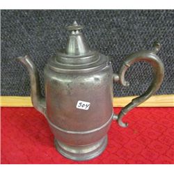 18th C Pewter Coffee Pot