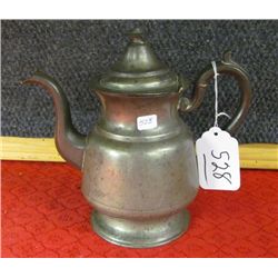 1800's Pewter Coffee Pot