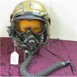 Air Corps WWll Helmet, Goggles and Air Mask