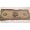 Image 1 : 1914 $5 FEDERAL RESERVE NOTE BLUE SEAL, VG
