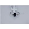 Image 1 : 9.45 CTW SAPPHIRE AND DIAMOND RING .925 STERLING SILVER