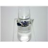 Image 1 : NATURAL 14.75 CTW SAPPHIRE RING .925 STERLING SILVER