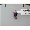Image 1 : 9.00 CTW AMETHYST PENDANT .925 STERLING SILVER