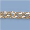 Image 2 : Genuine 7.5\"14k Gold-Yellow 11.0mm Charm Bracelets 36.