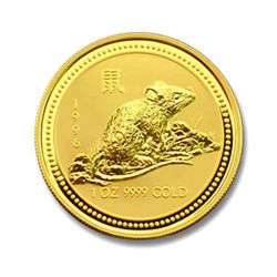 Australian Lunar Gold 1 oz Gold 1996 Rat