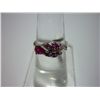 Image 1 : 13.00 CTW RUBY RING .925 STERLING SILVER