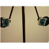 Image 1 : 14.25 CTW BLUE TOPAZ EARRING .925 STERLING SILVER