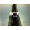 Image 1 : NATURAL 20.50 CTW  AMETHYST RING .925 STERLING SILVER