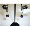 Image 1 : 27.50 CTW AMETHYST EARRING .925 STERLING SILVER