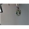 Image 1 : 15.00 CTW GREEN AMETHYST PENDANT .925 STERLING SILVER