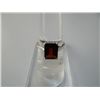 Image 1 : 12.25 CTW GARNET RING .925 STERLING SILVER
