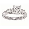 Image 1 : GENUINE 0.35 CTW DIAMOND RING 14K GOLD