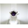 Image 1 : 18.00 CTW AMETHYST AND SMOKEY TOPAZ RING .925 STERLING