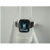 Image 1 : 30.75 CTW BLUE TOPAZ RING .925 STERLING SILVER