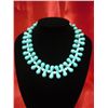 Image 1 : 600CTW BLUE TURQUISE AND PEARL NECKLACE
