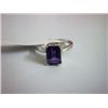 Image 1 : NATURAL 12.50 CTW  AMETHYST RING .925 STERLING SILVER