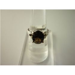 11.25 CTW AMETHYST RING .925 STERLING SILVER