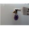 Image 1 : 5.00 CTW AMETHYST PENDANT .925 STERLING SILVER