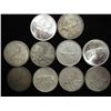 Image 2 : 10 ASSORTED CANADA SILVER 25 CENTS