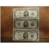 Image 1 : 1934-D,53-A & 63 US $5'S, 2 SILVER CERTS & 1-US
