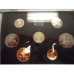 1987 UNITED KINGDOM PROOF COIN SET