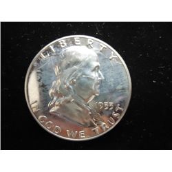 1955 FRANKLIN HALF DOLLAR PROOF